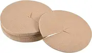 uxcell 5.4" Mulch Ring, 18 Pack Round Non-Woven Fabric Mat Tree Protection Cover Garden Plant Barrier, Beige