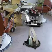 Rolling Salon Tray on Wheels Hair Salon Trolley for Hair Salon Hairdresser