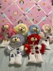 SKANSEN BEANIE KID 2010 FLOWER BABIES REDEMPTION SET OF 6 Brand New With TAGS