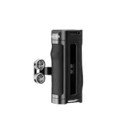 Lightweight Camera Cage Rig Handle with Contoured Silicone Grip Dual 1/4 Screws Compatible with Cage
