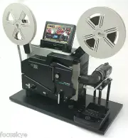 ELMO 16mm Optical Projector Telecine Video Transfer With NTSC FullHD Camera