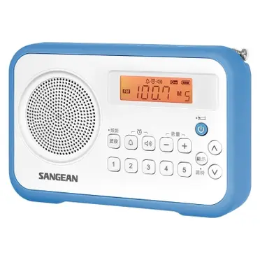 【SANGEAN山進】二波段數位式時鐘收音機(調頻/調幅)PRD30