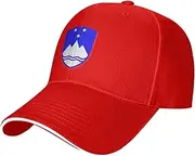 [Generic] Slovenia Hat Coat of arms of Slovenia Emblem Baseball Cap for Slovenian Decoration Trucker Hat