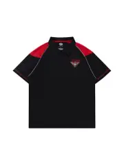 Essendon Bombers AFL Mens Performance Polo | Black by Sporting House