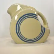 Fiesta HLCCA Blue Stripe Mini Disk Disc Pitcher Fiestaware