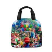 Super Mario Bros. Boys Girls Lunch Bag Gift Lunch Box Reusable Insulated Lunch Tote Bag, Thermal Cooler Bag School Picnic Food Tote Box B