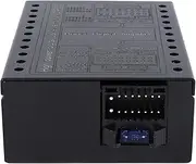 Car DSP Amplifier, 4CH X 50W Class AB Power Amp, 96dB to Noise Ratio, 2/4 Ohm Stable Box for Car Sound Systems with Bass Adjustment Range 50Hz-300Hz