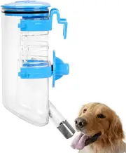 Lertenys Portable dog water dispenser with automatic drinking function for cat water dispensers with hanging water bottles for pet puppies and wate...