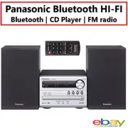 Panasonic Bluetooth Hifi Music Stereo System FM Radio CD Player USB Black Bass