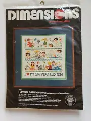 Dimensions I Love My Grandchildren #3508 Cross Stitch Kit Personalize NEW