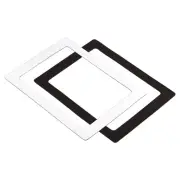 Magnetic Photo Frame, 2pcs 6x8 Inch Picture Holder PVC White