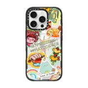 iPhone 16 Pro Impact Case MagSafe Compatible Sticker Heaven by SADSHRIMPS