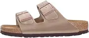 [Birkenstock] Womens Arizona Open Toe Casual Slide Sandals, Brown, Size 10.0 US