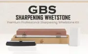 Razor Knife Sharpening Whetstone Set 3000/8000 Grit Flattening Stone Angle Guide