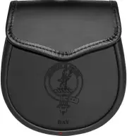 Day Leather Day Sporran Scottish Clan Crest