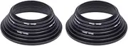 2 Set 49mm 52mm 55mm 58mm 62mm 67mm 72mm 77mm Metal Camera Lens Filter Stepping Step Up Rings Lens Hood Adapter Mount