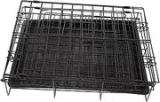 Toddmomy Medium Dog Crate Iron Wire Pet Handle Easy to Open Removable Washable Tray Construction