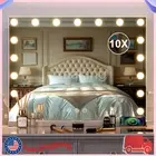 Extra Large 80cm Hollywood Light Up Mirror Vanity Make Up Mirror + 17 LED Bulbs