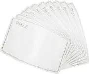 Tentoku 10pc PM2.5 ~ 5 Layer Activated Carbon Filter Paper Inserts for Mask