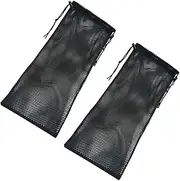 Healeved 2pcs Snorkeling Mesh Bag Scuba Gear Bag Beach Accessory for Swimmers Divers