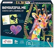 Arts & Crafts BeYouTiful Me Kit, Creative Activities, Gifts for Girls, Boys, Age 8, 9, 10, 11, 12, 13 Years, Craft Kit & Supplies, Scratch Art, Journal, Stickers, DIY Toys