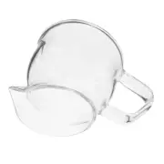 Glass Milk Jug Coffee Frothing Mug Syrup Pitcher Cup Boiling Pot
