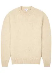 Sunspel Alpaca-blend Jumper - Ecru - M M