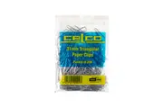 Celco Triangular Paper Clips, 31mm, Silver, 200 Pieces/Pack