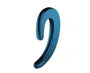 Ultrathin Earhook Unilateral bluetooth Earphone Headphone With Mic-BLUE