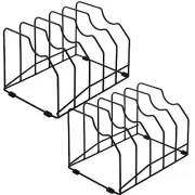 2-Pack Cutting Board Organizer, Cutting Board Holder Rack, 11.4 x 7.87 x 7 La...