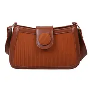 Fashion Handbag Totes Women Retro PU Leather Casual Shoulder Underarm Purse Lady Portable Travel Shopping Top-handle Bags