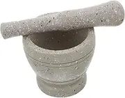 NAMOARLY 1Set Multifunctional Garlic Pestle Granite Style Kitchen Accessory for Crushing Garlic Grinding and Easy to Clean Design for Efficient Food Preparation