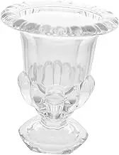 FIXOSHEE Elegant Transparent Embossed Glass Ice Cream Cups Dessert Drinking Glassware for Cold Drinks for Casual Gatherings and Formal Events