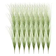 24Pcs Artificial Grass Plants, 20.5" Plastic Fake Wheat Grass Greenery, Green