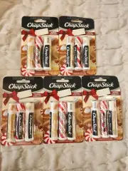 Set of 5 ChapStick Lip Balm Holiday Collection Limited Edition 3ct Each