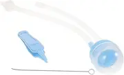 MOBUTOFU Nose Sucker 1 Set Oral Suction Cleaning and Feces Straw Brush 3-piece Set Throat Gargle Snots Cleaners Nose Cleaner for Babies