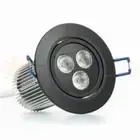 3.5" RGB + Warm White LED Recessed Light - Ultra Bright (24W) Black Flood