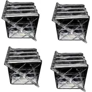 4X Big Size Plastic Clear Heart Square Watermelon Growing Mold Transparent Fruit Growth Forming Shap
