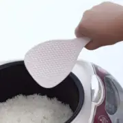 2PCS Non-Stick Rice Paddle Spoon Rice Scoop, Rice Serving Spoon, White, 2 Pack