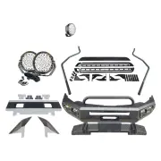 Safari Shield U Loop Bullbar Lights Side Steps for Mitsubishi Triton MQ 15-18