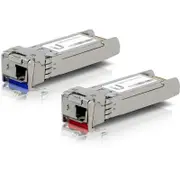 Ubiquiti UACC-OM-SM-10G-S-2 UFiber SFP+ Single-Mode Module 10G BiDi 2-pack Same 10Gbps speed