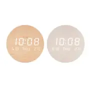 Clear Display LED Clock Energy Efficient Wall Clock for Study Room Bedsides
