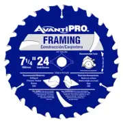 7-1/4 in. x 24 carbide Tooth Framing Circular Saw Blades tool cutting sofwood