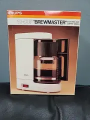 Krups 10 Cup Brewmaster Electric Drip Coffee Maker. New