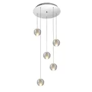 Venice LED 5L Spiral Glass Pendant Lights | Replica Bocci Ball