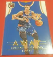 2016-17 Panini Complete Home/Away Kristpas Porzingis Away Card - New York Knicks