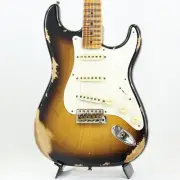 2024 Collection Time Machine 1957 Stratocaster Heavy Relic Faded Aged 2-Color Su
