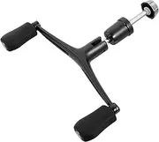 SUPVOX 1pc Double Grip Metal Extended Rocker Arm for Fishing Reel Durable Fishing Rod Accessory Effortless Rotation Replacement Part for Series
