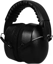 HOMSFOU Noise Cancelling Headphones Head Phones Sleeping Headphones Ear Muffs Earphones Noise Cancelling Headphones for Head Ear Protection Headphones Iron Yellow