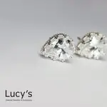 LUCY'S 925純銀 水滴鋯石耳環 (18532)